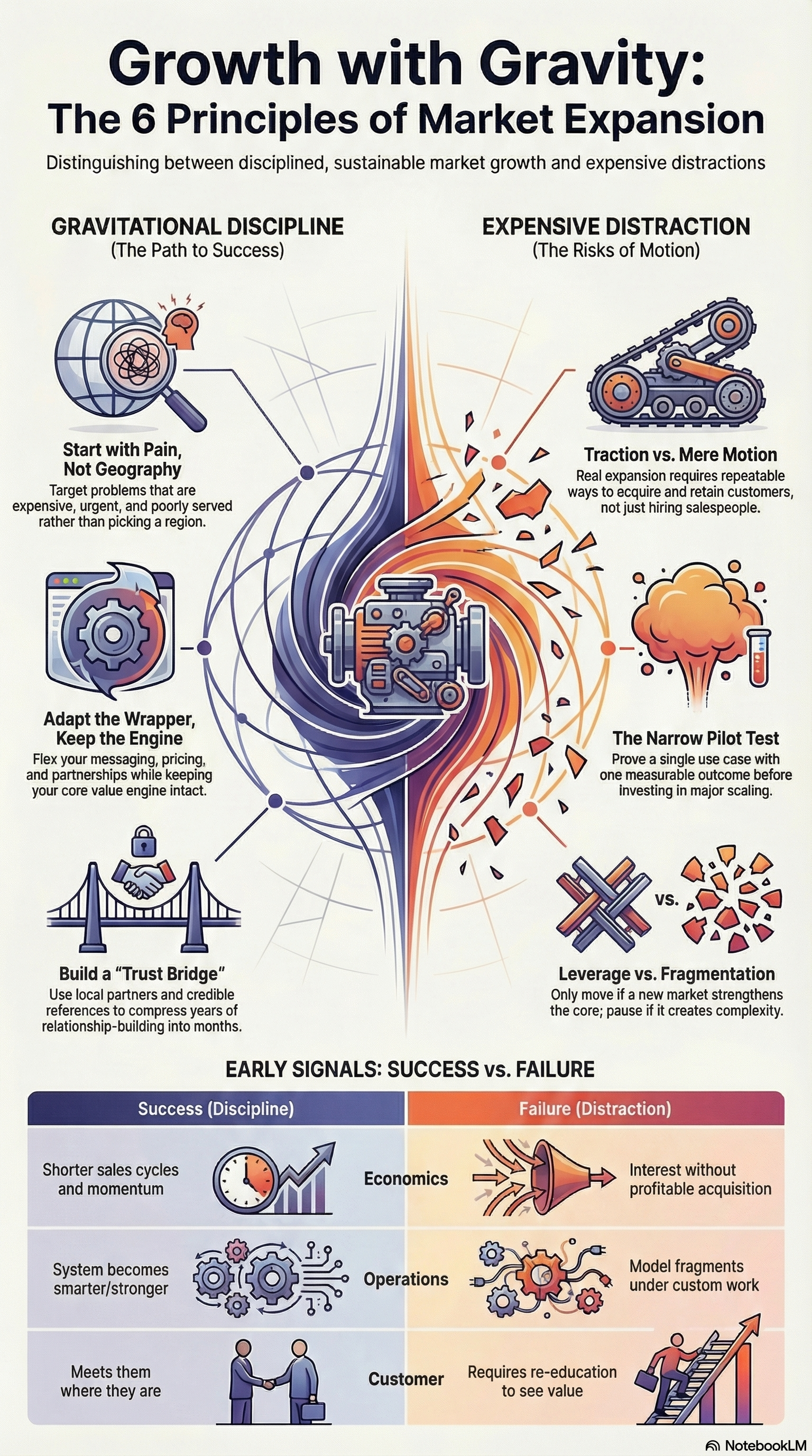 Growth with Gravity: The 6 Principles of Market Expansion