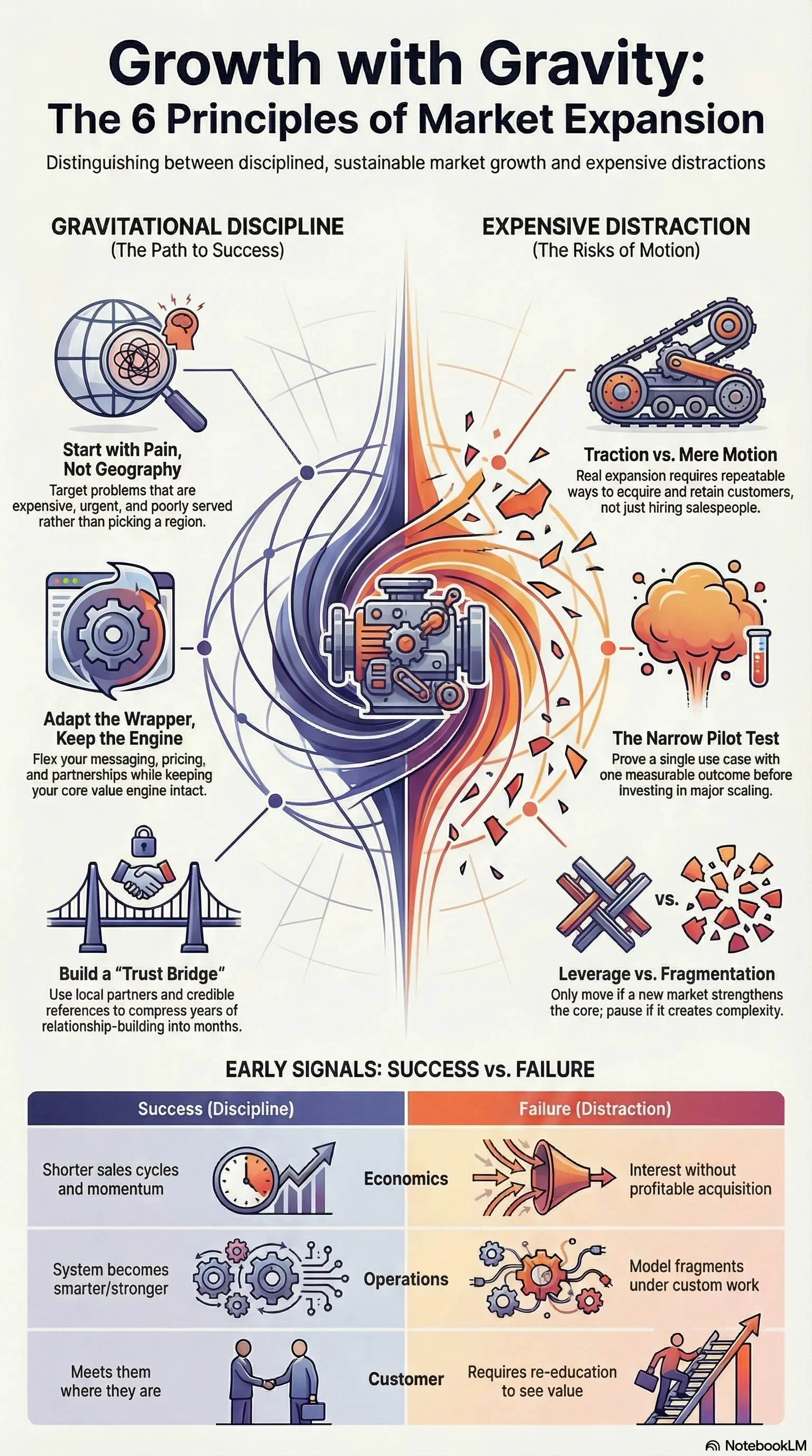 Growth with Gravity: The 6 Principles of Market Expansion